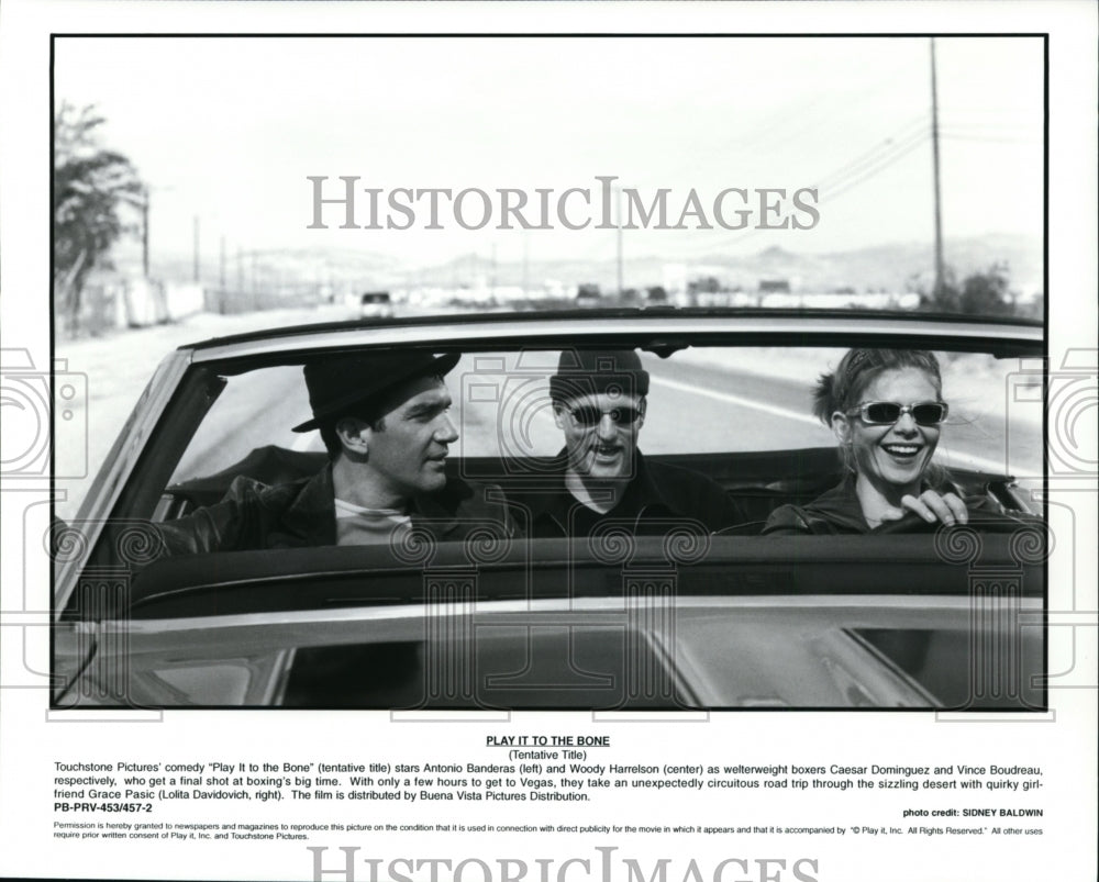 Press Photo Play It To The Bone-Antonio Banderas, Woody Harrelson, Davidovich- Historic Images
