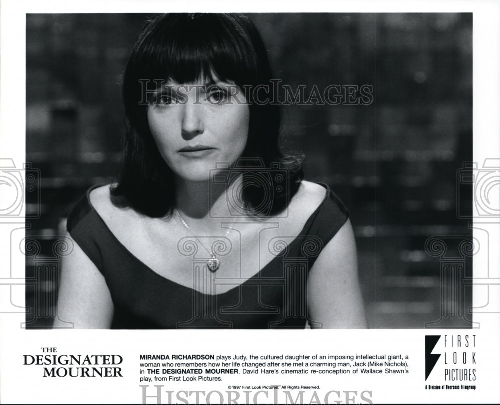 1997 Press Photo Miranda Richardson in The Designated Mourner. - cvp96842- Historic Images