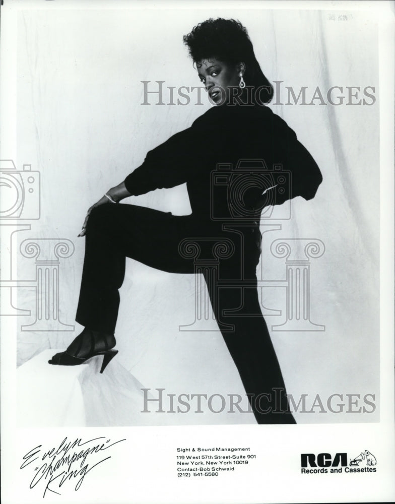 1984 Press Photo Evelyn Champagne King - cvp96960- Historic Images