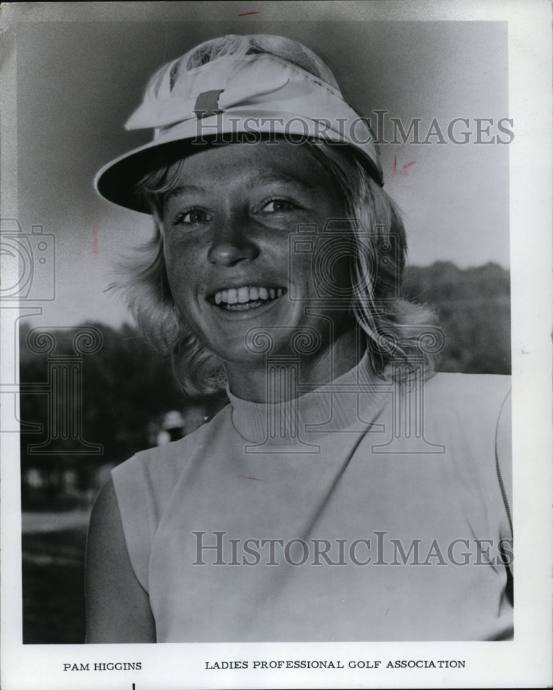 1973 Press Photo Pam Higgins, Ladies Professional Golf Association - cvp96976- Historic Images