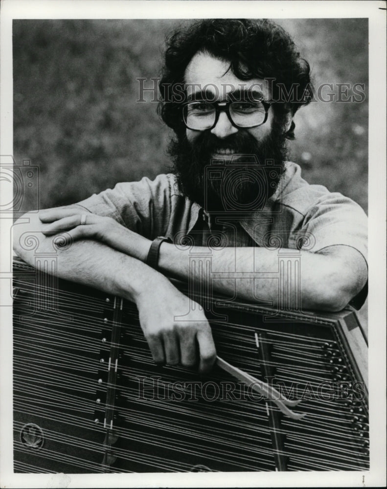 1983 Press Photo Sam Rizzetta-folk musician, hammered dulcimer player ...