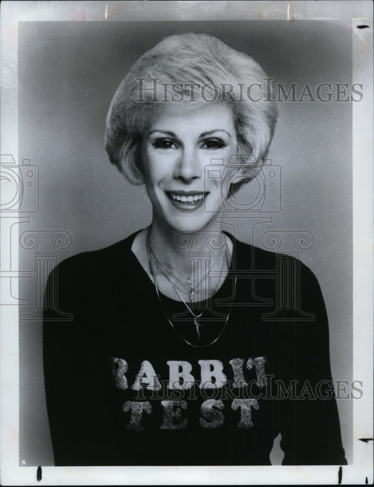 1981 Press Photo Joan Rivers - cvp97476- Historic Images