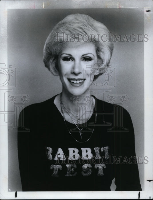 1981 Press Photo Joan Rivers - cvp97476- Historic Images