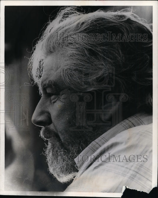 1971 Press Photo Peter Ustinov ...of the secret land "Concordia" - cvp97925- Historic Images