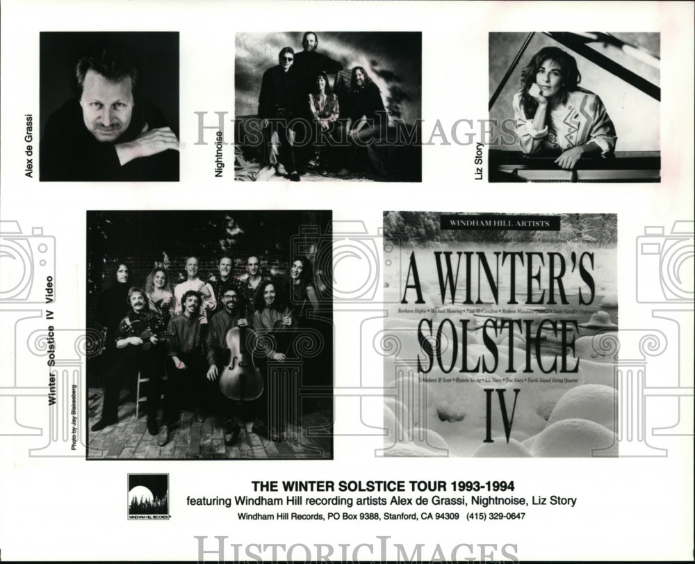 Press Photo The Winter Soltice Tour 1993-1994 - cvp98105- Historic Images