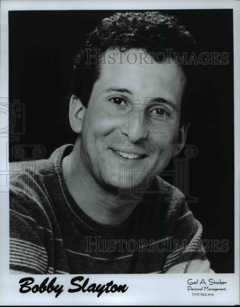 1986 Press Photo Bobby Slayton - cvp98400- Historic Images