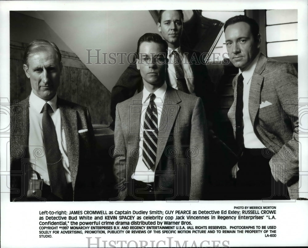 1997 Press Photo L.A. Confidential cast - cvp99339