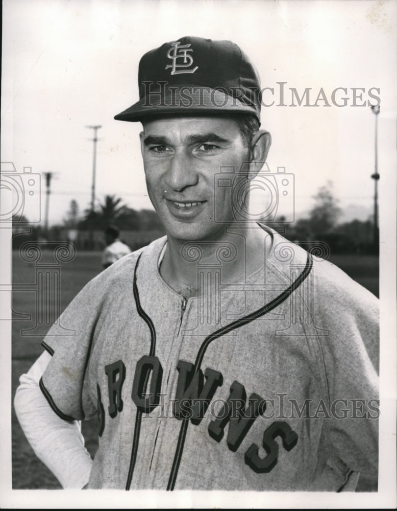 1952 Press Photo St Louis Browns Pitcher Vernon Charles Taylor- Historic Images