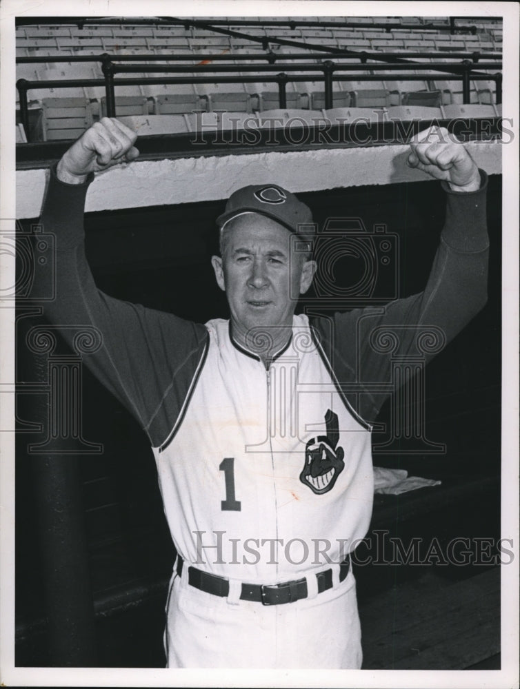 1965 Press Photo Cleveland Indians Manager Birdie Tebbetts- Historic Images