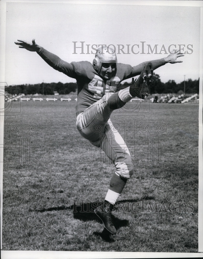 1943 Press Photo Thomas A. Colella, Half-Back for Canisius College Football Team- Historic Images