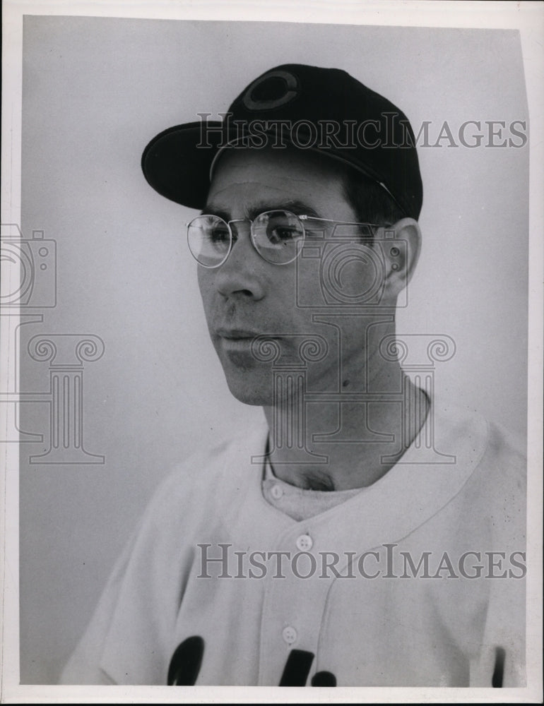 1951 Press Photo Thurman Tucker of Cleveland Indians - cvs03343- Historic Images