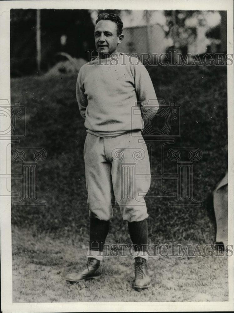 1930 Press Photo Arthur J. Dutch Bergman, Football Cch of University Minnesota- Historic Images