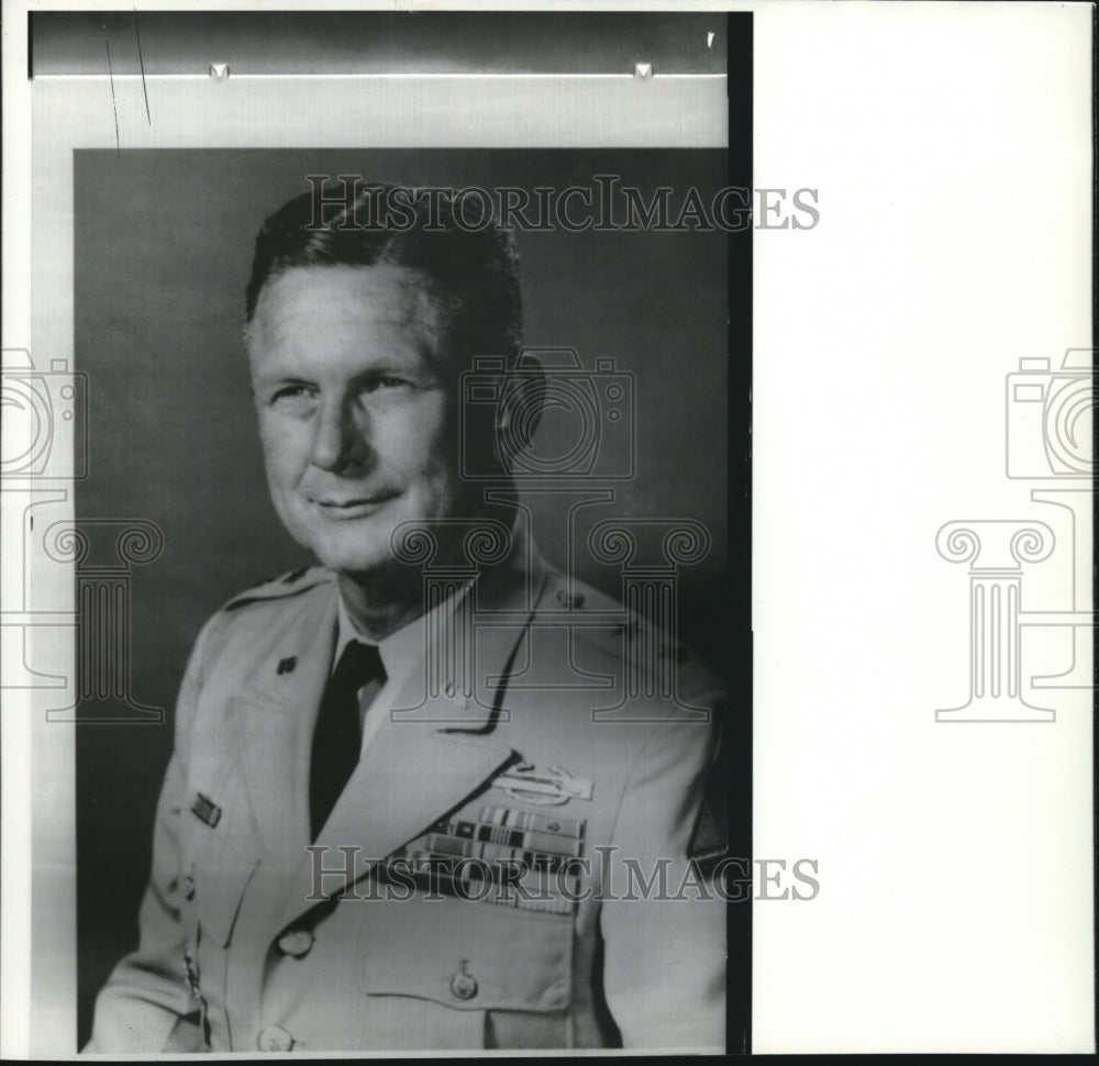 Press Photo Major General Edwin Burba, deputy commanding general of Headquarter- Historic Images