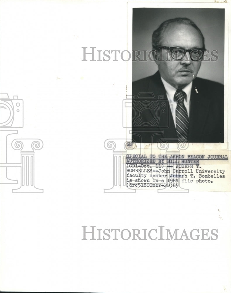 Press Photo John Carroll University faculty member Josepg Bombelles- Historic Images