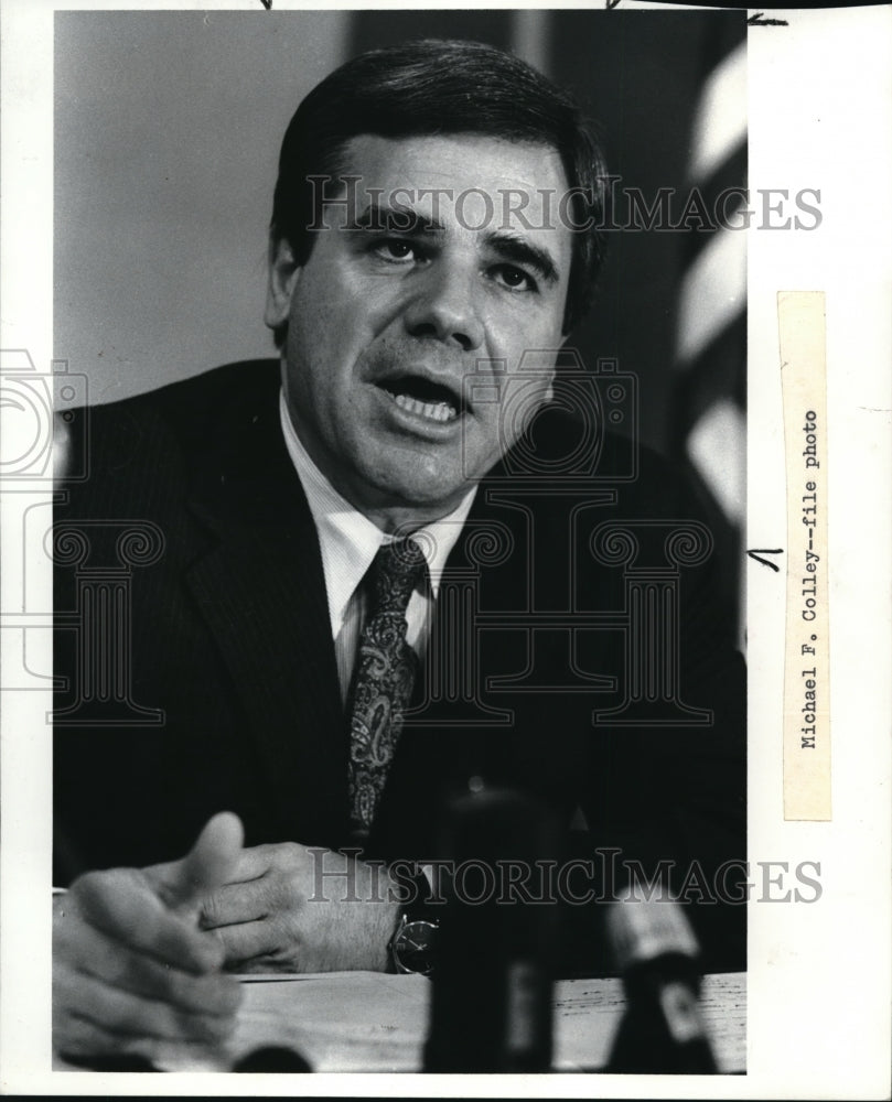 1985 Press Photo Ohio&#39;s Republican Party Chairman Michael Colley- Historic Images