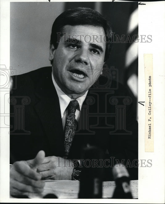 1985 Press Photo Ohio's Republican Party Chairman Michael Colley- Historic Images
