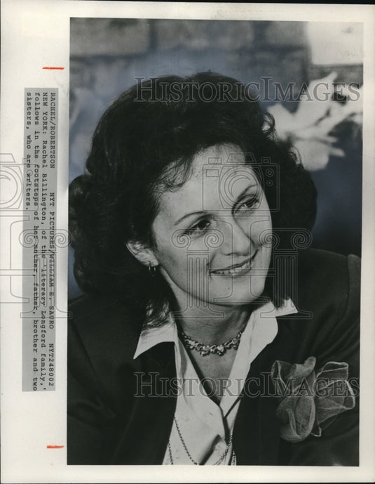 1980 Press Photo Rachel Billington a Writer- Historic Images