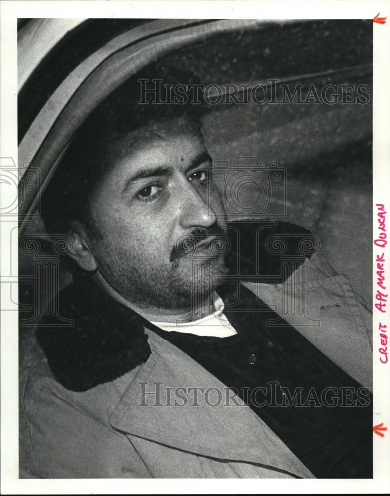 1981 Press Photo Ghari Arma, charged with hijack attempt on Trans World Airlines- Historic Images