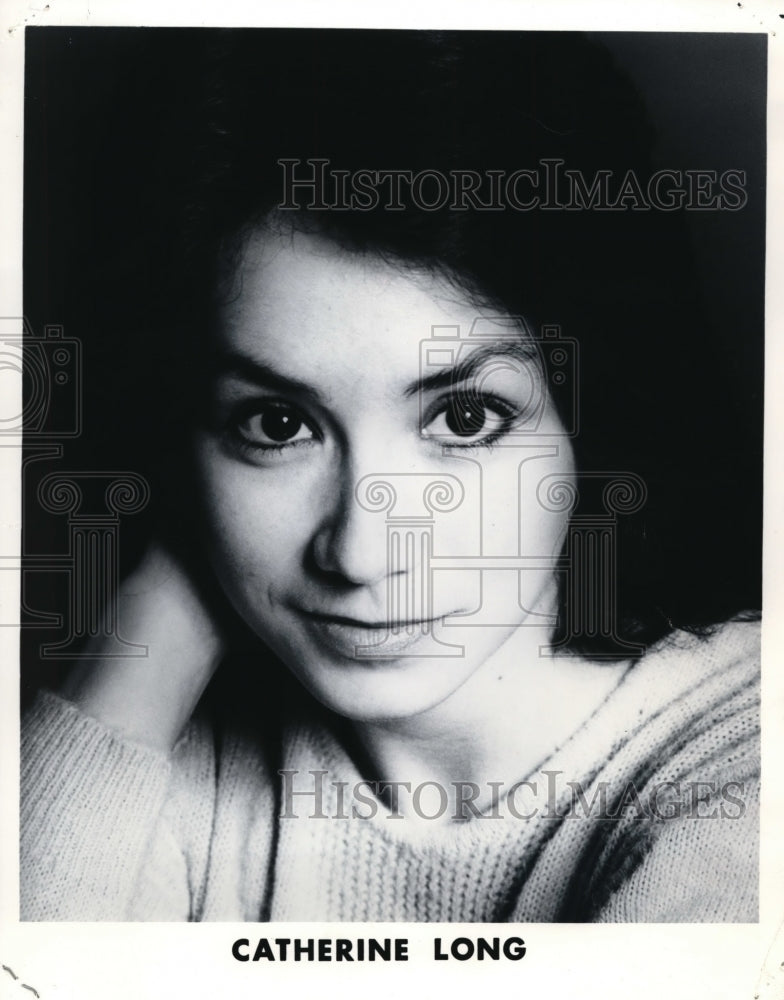 Undated Press Photo Actress Catherine Long Personal Data. - cvw03381- Historic Images