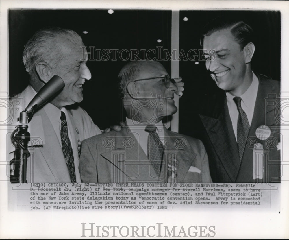 1983 Press Photo Rep. Franklin D. Roosevelt Jr., campaign manager for Averell- Historic Images