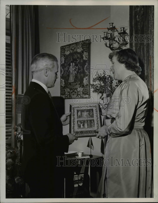 1953 Press Photo Mr & Mrs Chapman Rose in VA - cvw12790- Historic Images