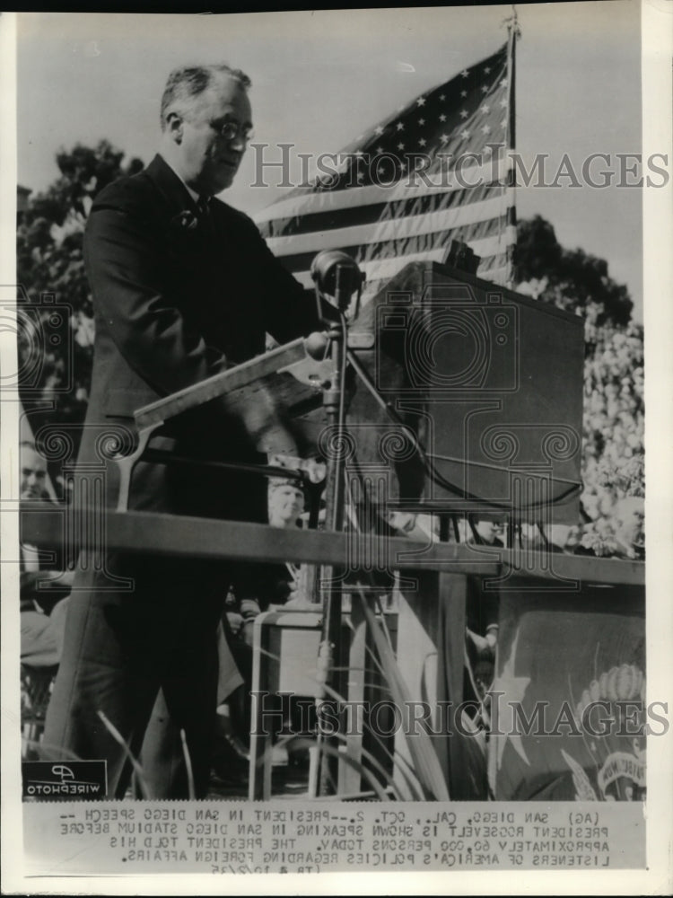 1985 Press Photo President Franklin Roosevelt - cvw14655- Historic Images