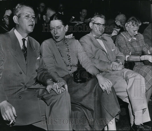 1954 Press Photo LR Dr.Richard & Dorothy Sheppard & Dr.Stephen &Betty Sheppard- Historic Images