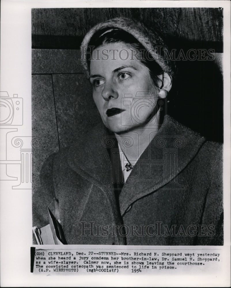 1954 Press Photo Mrs Richard Sheppard - cvw15112- Historic Images