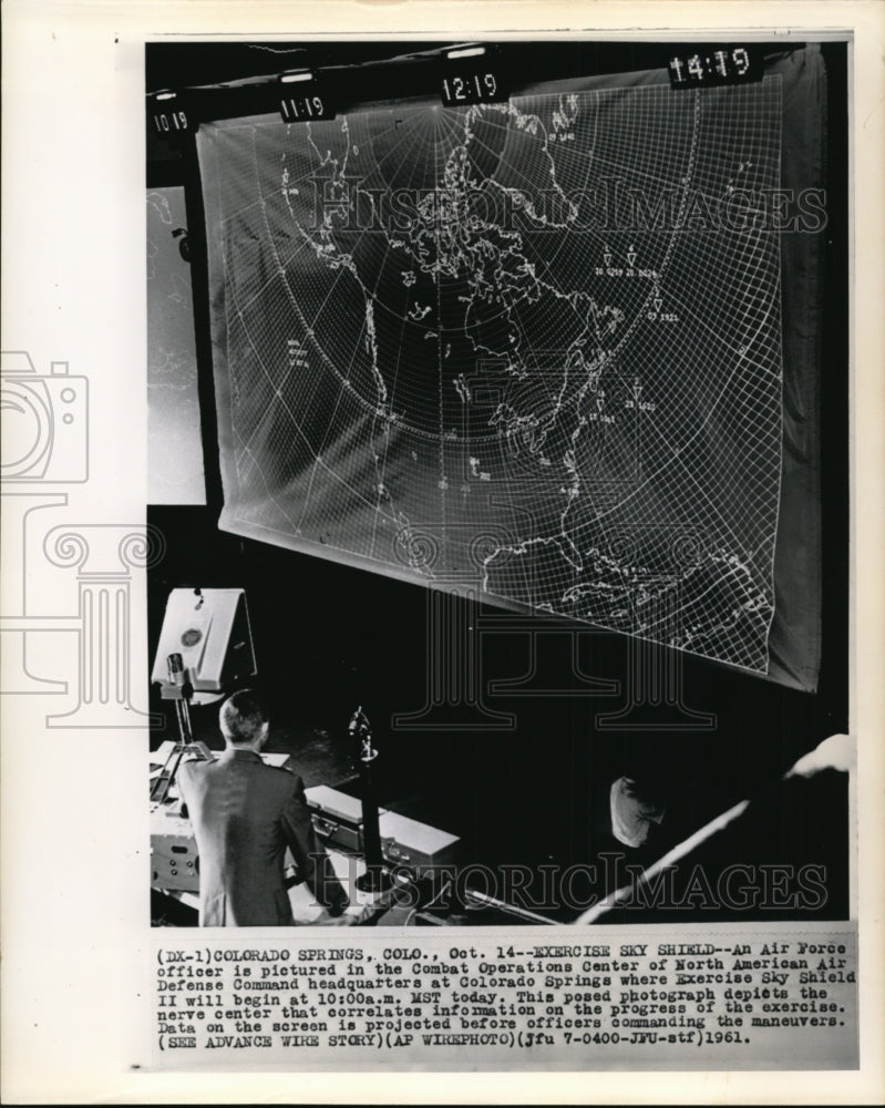 1972 Press Photo US Air Force Exercise Sky Shield - cvw16990- Historic Images