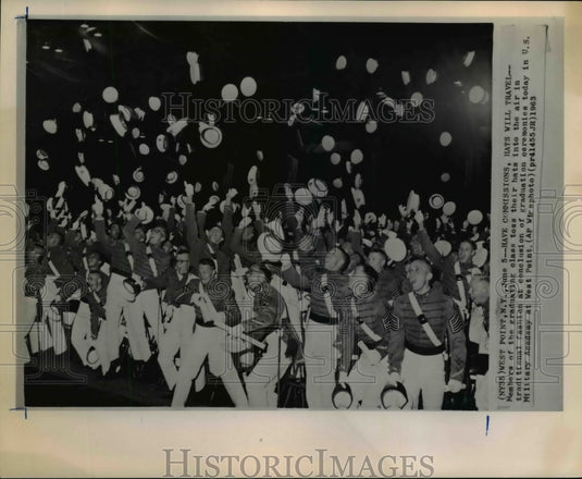 1963 Press Photo Members of graduating class at U.S. Military Academy- Historic Images