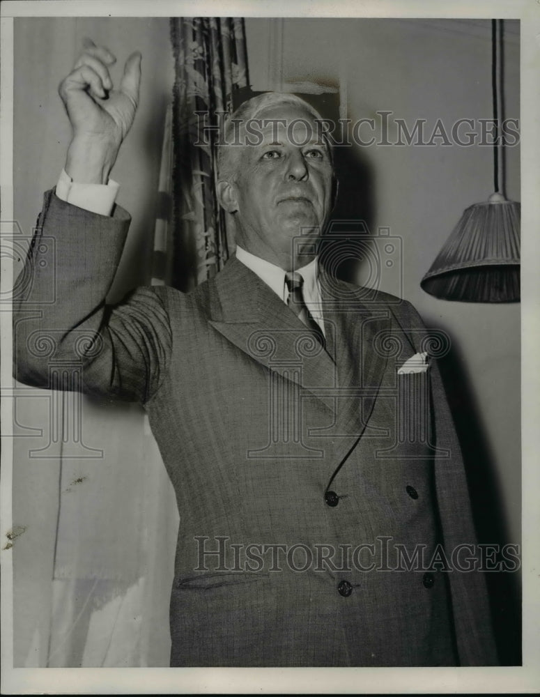 1938 Press Photo Culbert Olson, State Senator - cvw23985- Historic Images