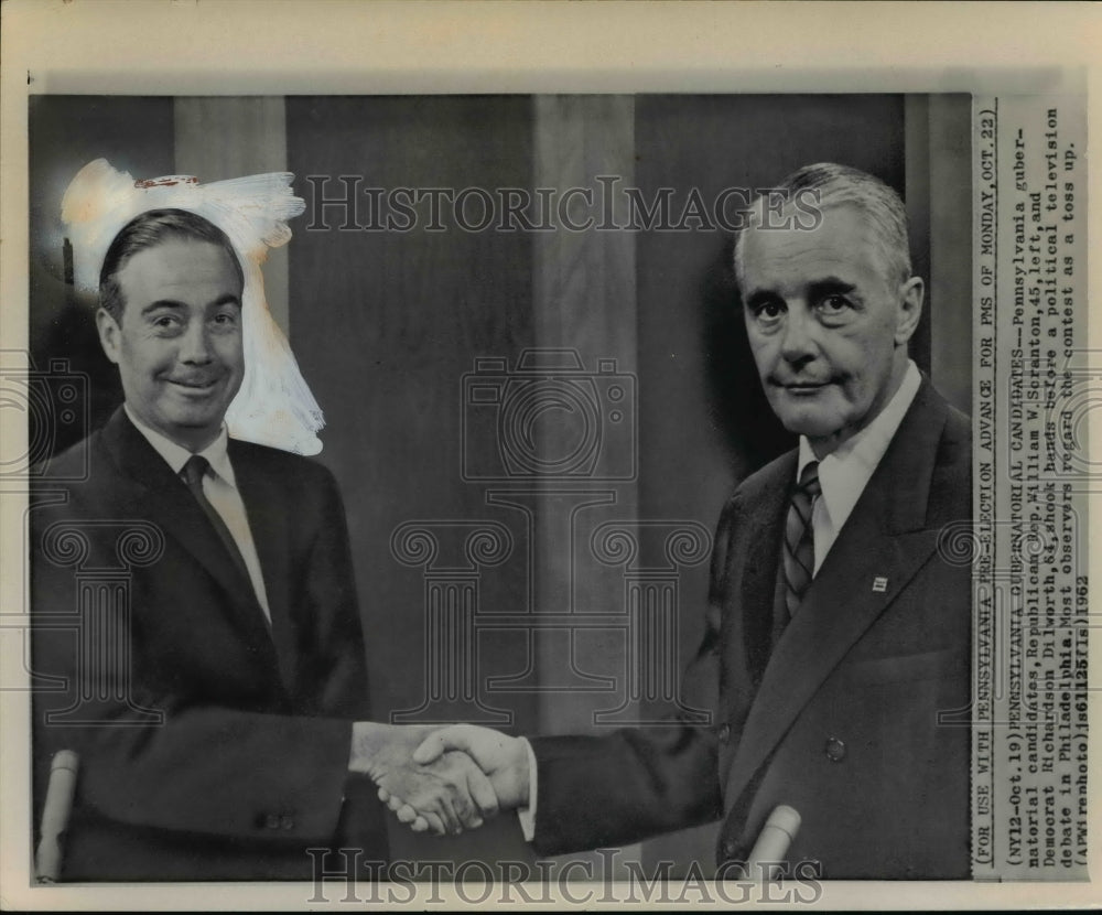 1952 Press Photo Rep. William W. Scranton, Pennsylvania guber-naterial candidate- Historic Images