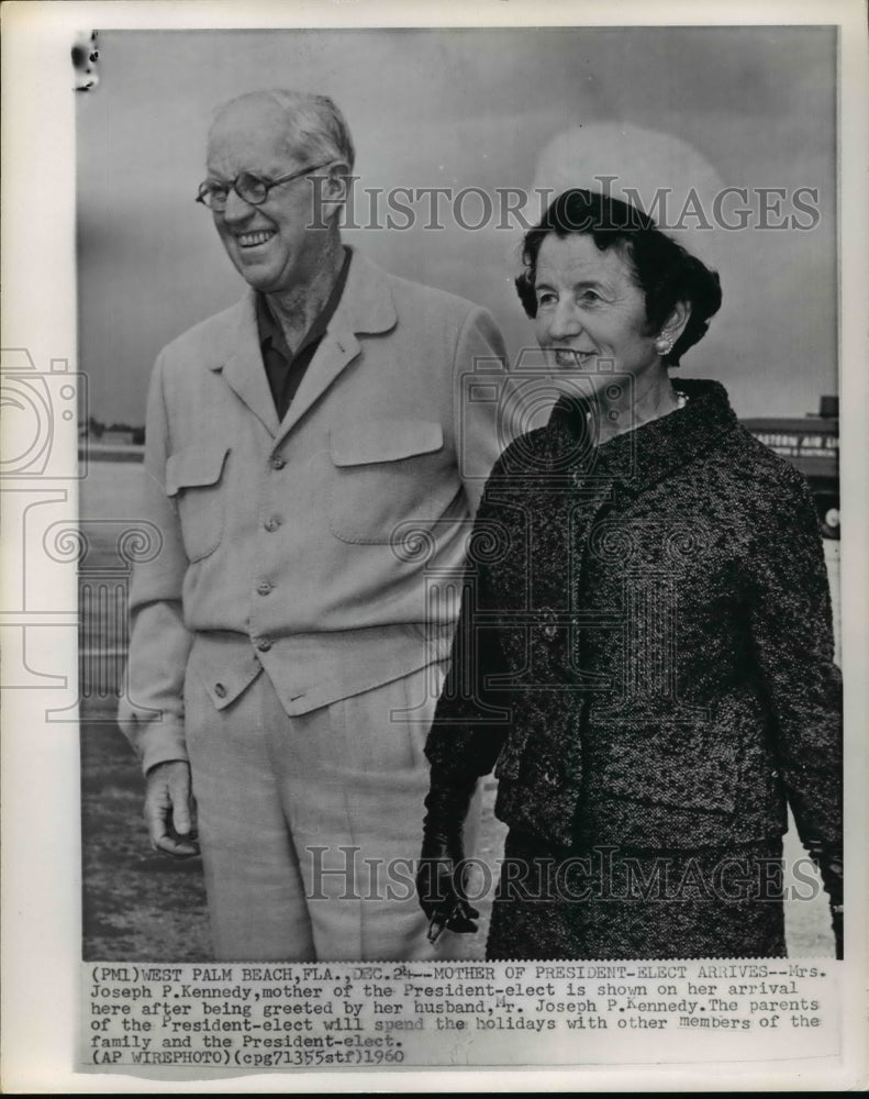 1962 Press Photo Parents of President Kennedy Mr and Mrs Joseph Kennedy- Historic Images