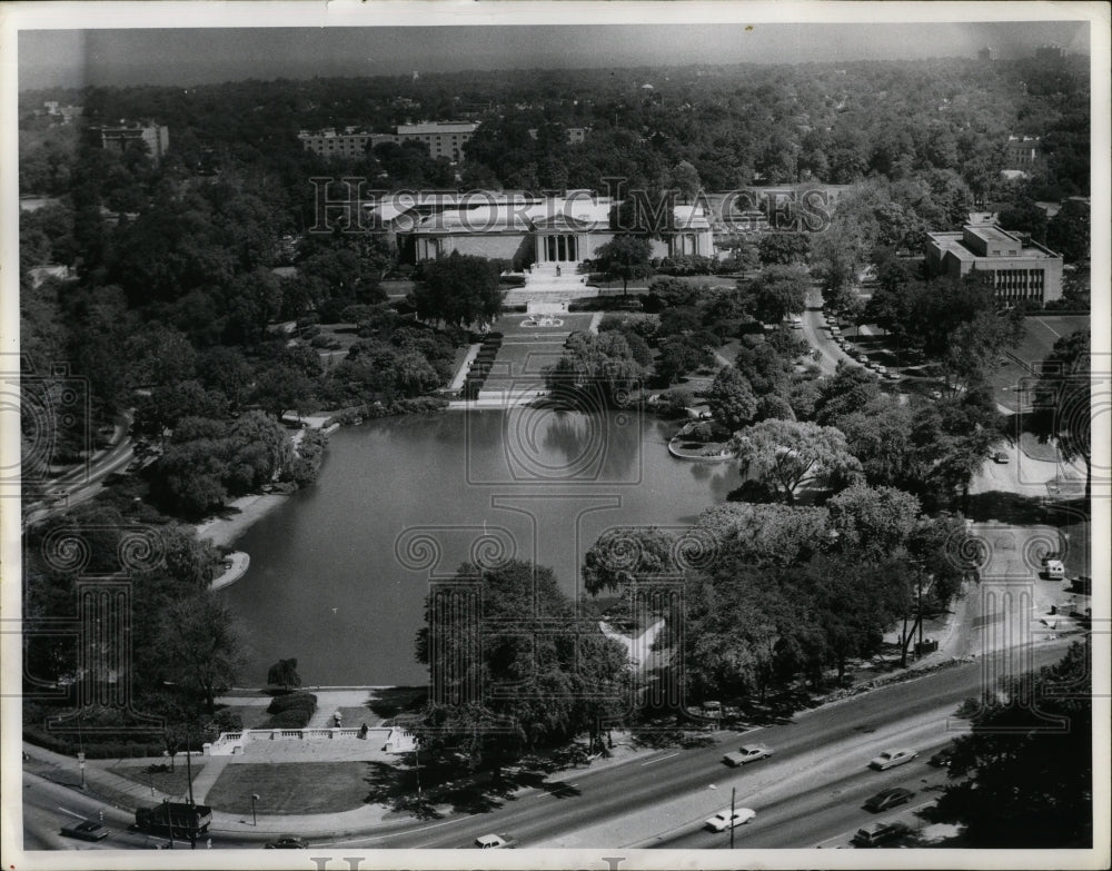 1972 Press Photo Cleveland Museum of Art-aerial view - cvz00877- Historic Images