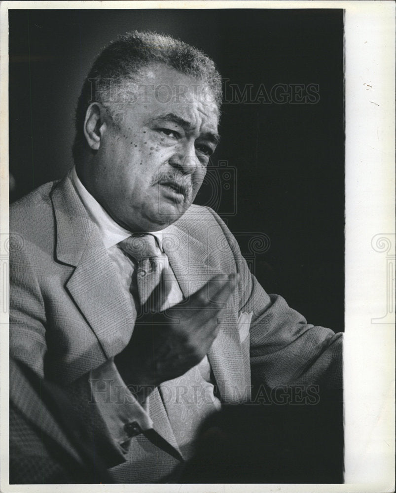 1980 Press Photo Coleman A. Young Mayor Detriot - dfpb02643- Historic Images