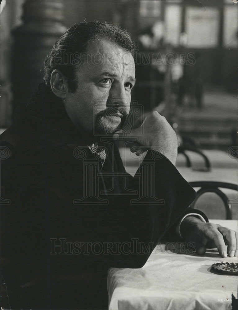 1973 Press Photo Komarovsky Rod Steiger actor- Historic Images