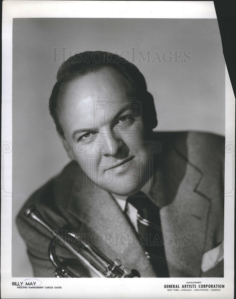 1953 Press Photo Billy May composer trumpeter music- Historic Images