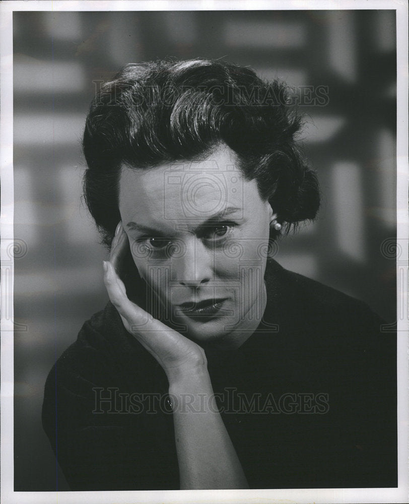 1955 Press Photo Meg Mundy Actress- Historic Images