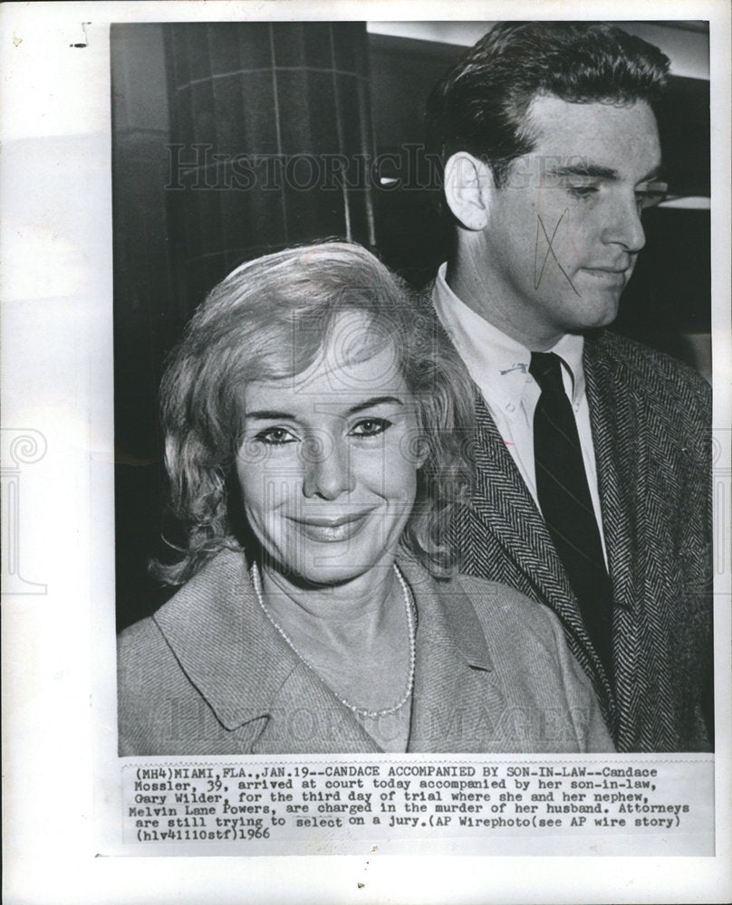 1966 Press Photo Candace Mossler Gary Wilder trial - dfpb11887- Historic Images