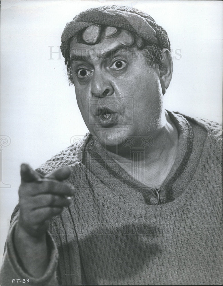 1968 Press Photo Zero Mostel  actor- Historic Images