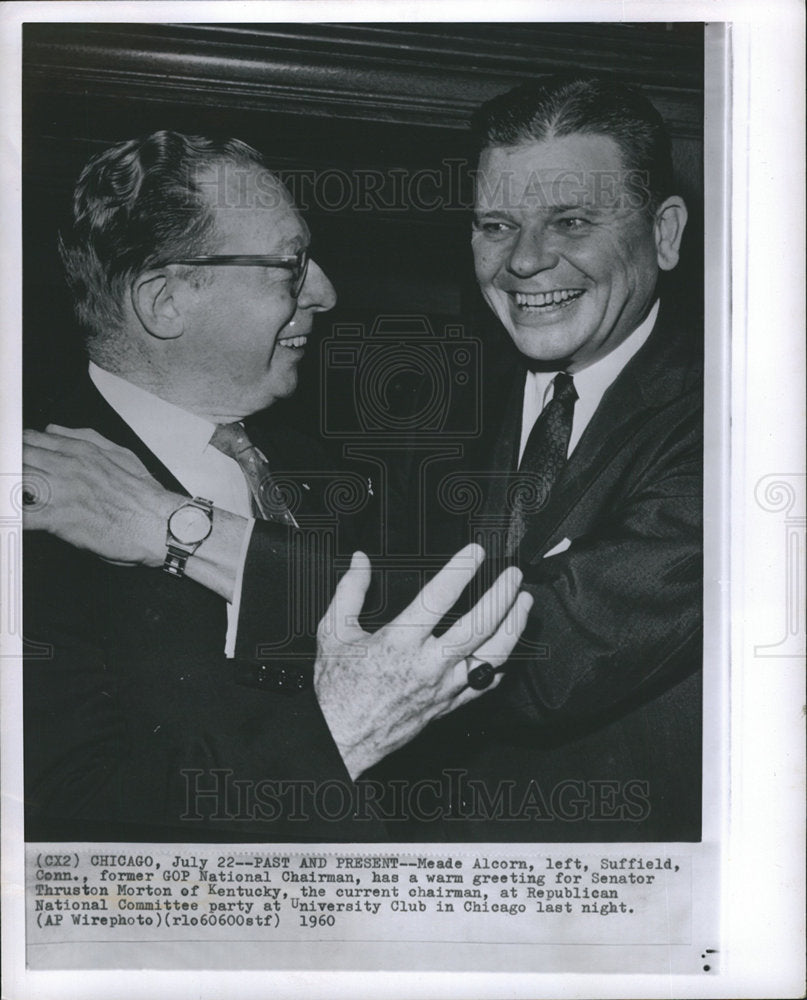 1960 Press Photo at Republican National Committee party - dfpb12425- Historic Images