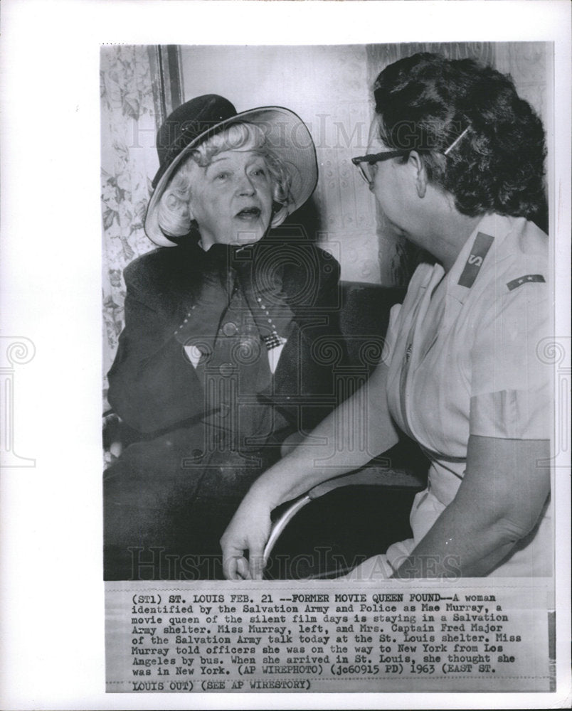 1964 Press Photo Mae Murray, actress - dfpb12713- Historic Images