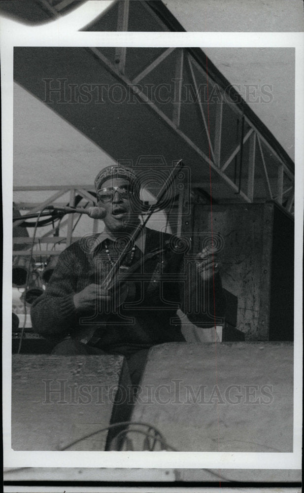 Press Photo Howard Armstrong Musician- Historic Images