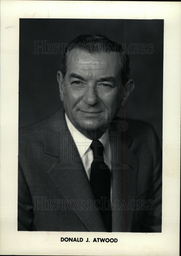 1988 Press Photo Donald J Atwood Secretary Defense GM - dfpd26265- Historic Images