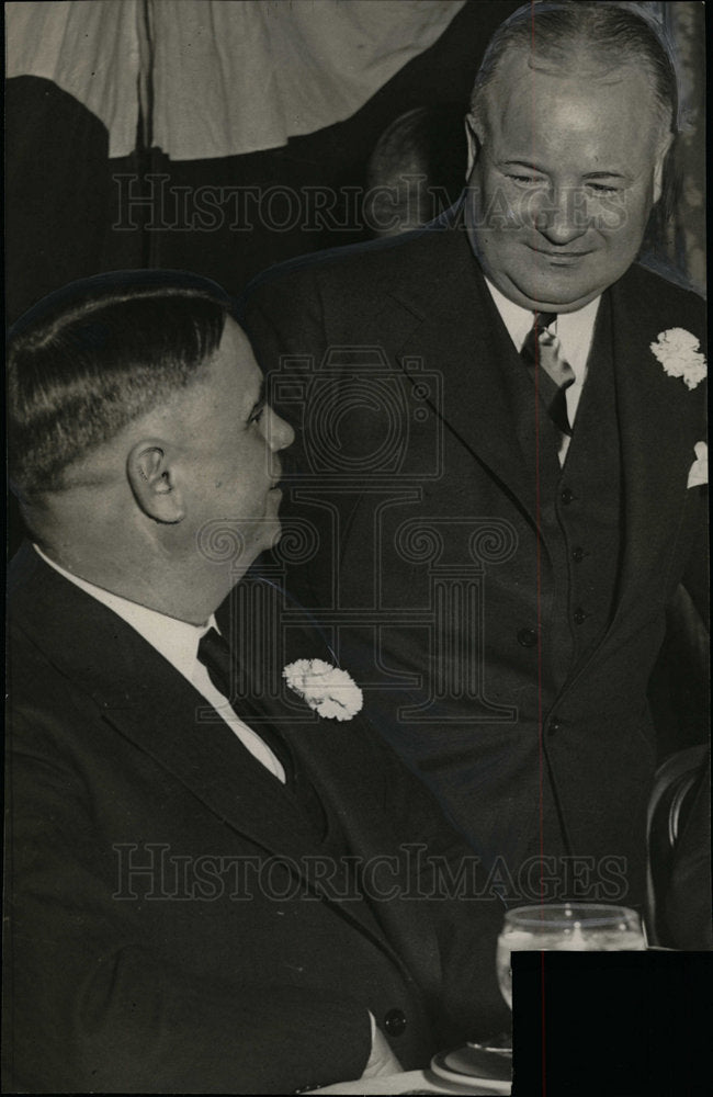 1933 Press Photo Fred O Pinkham James M O&#39;dea - dfpd26533- Historic Images