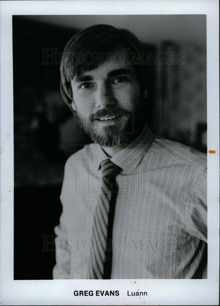 1985 Press Photo American cartoonist Greg Evans Luann - dfpd26803- Historic Images