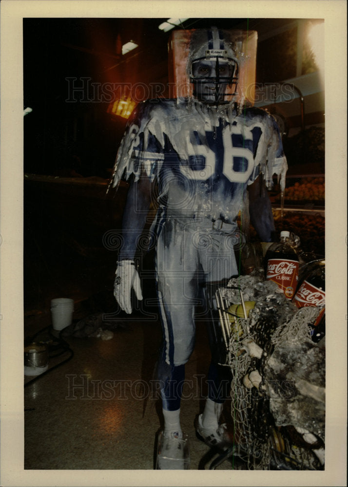 Press Photo Pat Chillin Swilling Linebacker Saints- Historic Images