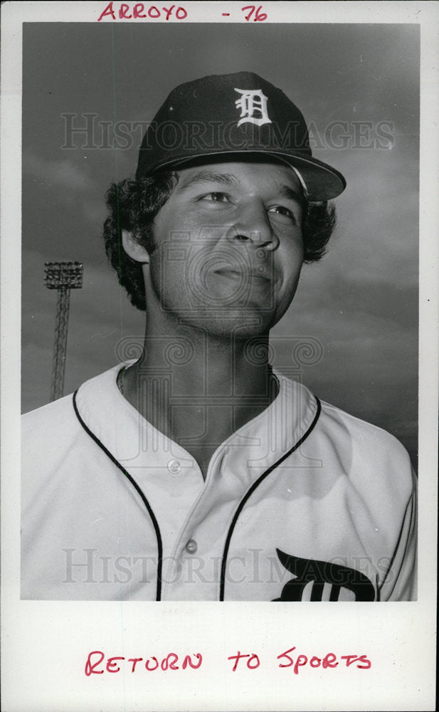 Press Photo Fernando Arroyo Major League Baseball - dfpd29901- Historic Images