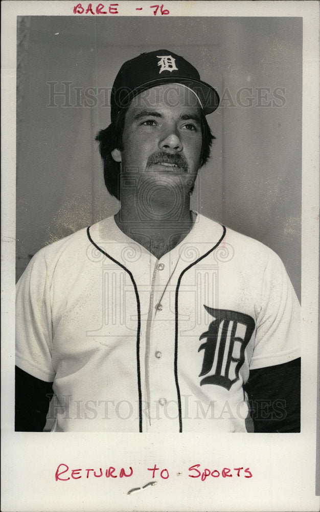 Press Photo Ray Bare Pitcher Detroit Tigers - dfpd29907- Historic Images