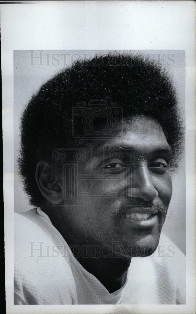 1974 Press Photo Detroit Wheels tight end Joe Scales - dfpd30291- Historic Images